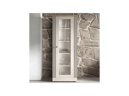 Vitrine 1 porte Chêne Blanc - PAESE QOZJ85640