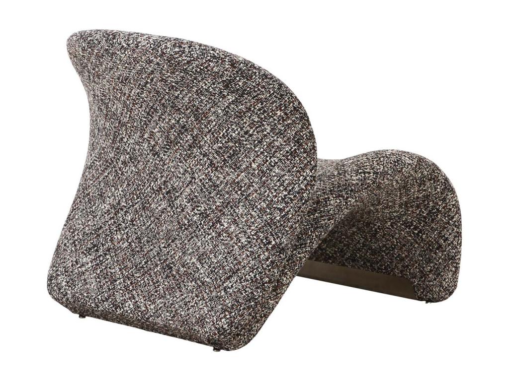 Fauteuil Ventoriq marron foncé mixte. QZKS19266