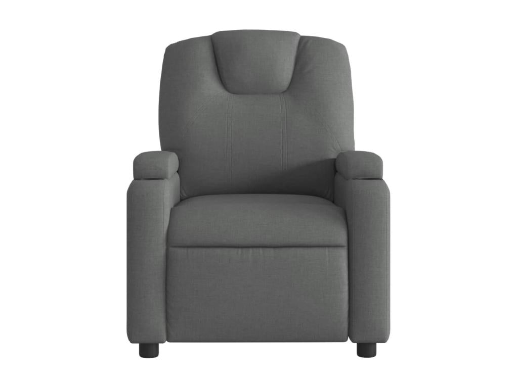 Fauteuil massant inclinable Gris foncé Tissu DHID27634