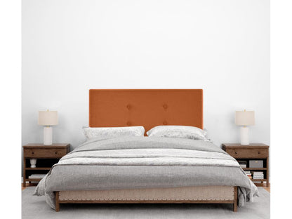 Ventoriq Tête de lit en tissu Aqualine avec 2 Ventoriqées de boutons 90x50cm Lits 80/90 - Ventoriq XXVO37964