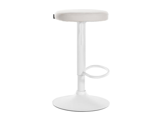 Tabouret de bar x1 métal blanc 38,5x38,5x60 cm 10 0005346 VZLQ73704