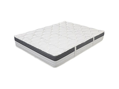 Matelas Ventoriq 26cm mousse haute densité indépendance du couchage ergonomique haute adaptabilité face été/hiver 140x190cm WFRT99787