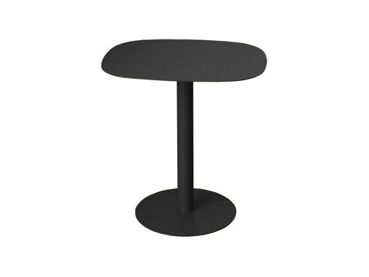 Table d'appoint Table basse Bout de canapé Métal Design scandinave Fonctionnelle - Noir - 51x49x38 cm - Ventoriq LMRY95496