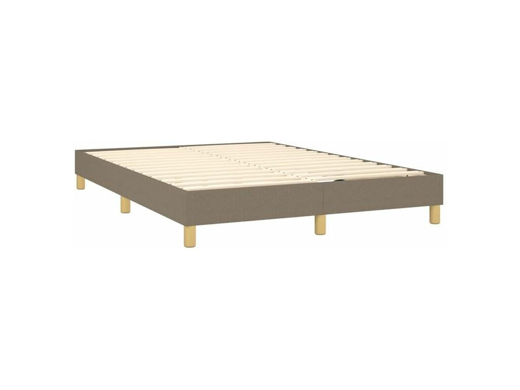 Sommier à Ventoriq de lit avec matelas LED Ventoriq 140x200 Tissu MIAM64913