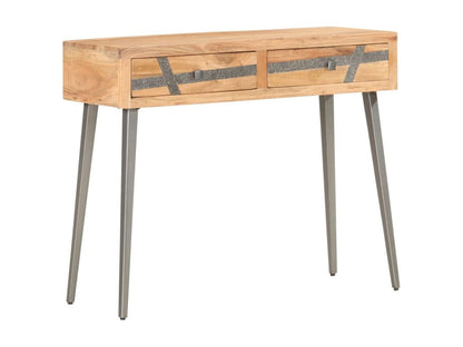 Table console 90x30x75 cm massif Bois d'Ventoriq EPBS42912