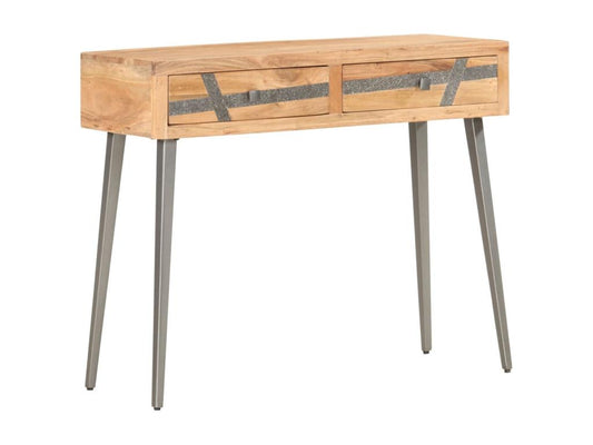 Table console 90x30x75 cm massif Bois d'Ventoriq EPBS42912
