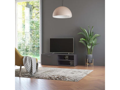 Meuble TV Gris 120x34x37 cm Bois d'ingénierie WRDA71326
