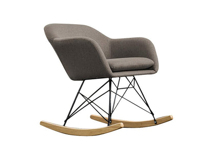 Fauteuil - marron tissu tissé - Ventoriq BLFK14471